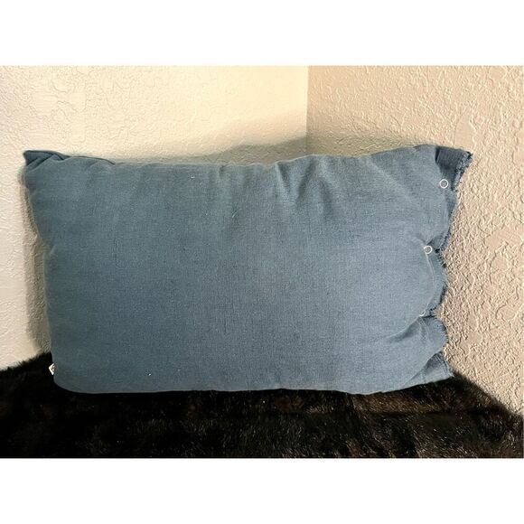 Magnolia home blue lumbar pillow - Picture 1 of 3
